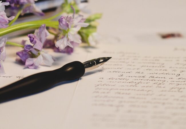 lettera penna scrittura