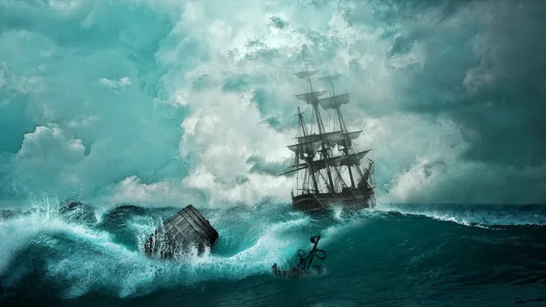 tempesta mare nave veliero
