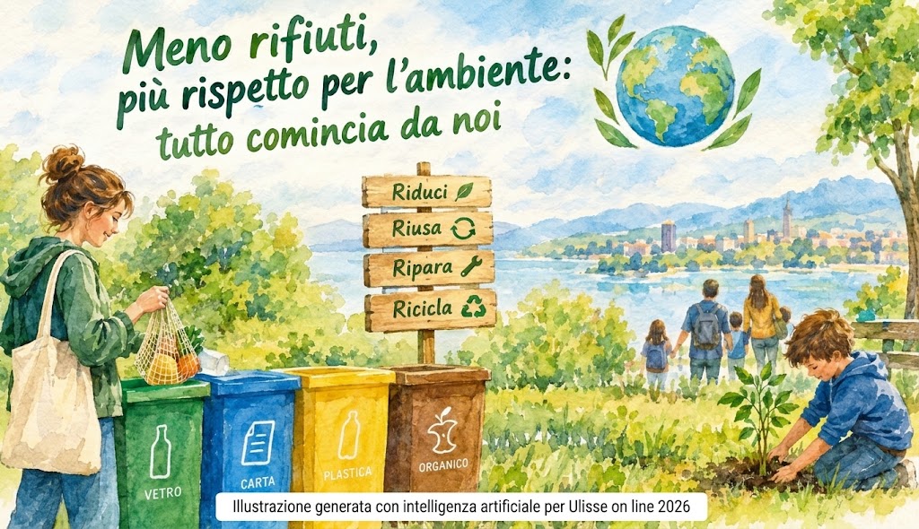 Meno rifiuti, più rispetto per l’ambiente: tutto comincia da noi